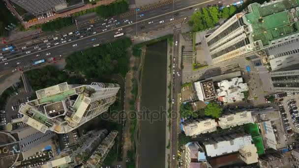 China shenzhen stad — Stockvideo