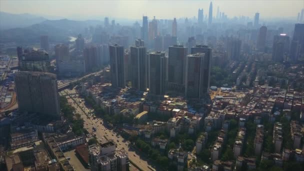 China Shenzhen cidade — Vídeo de Stock