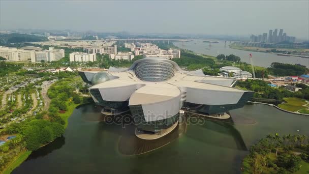 Guangdong Science Center Července 2015 Asie Největší Základna Pro Vědecké — Stock video