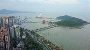 Zhuhai şehir hava panorama