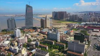 Zhuhai şehir hava panorama
