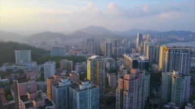Zhuhai şehir hava panorama