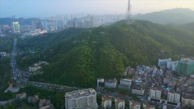 Zhuhai şehir hava panorama
