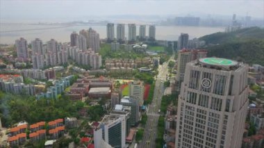 Zhuhai şehir hava panorama