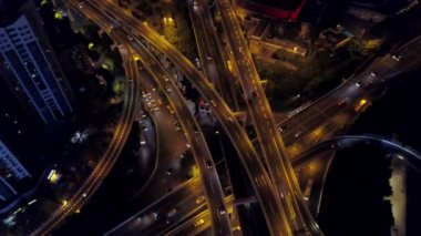 Guangzhou cityscape Rating hava panorama. 4 k görüntüleri Çin