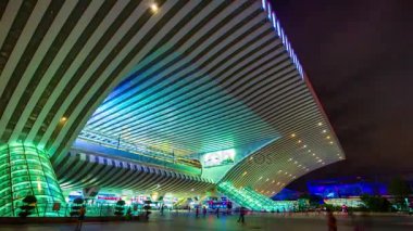 Shenzhen, Çin - Aralık 2017: gün ışığı kalabalık panoramik 4 k zaman sukut Aralık 2017 shenzhen, Çin.