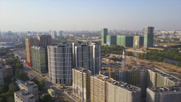 Panorama da paisagem urbana de moscow — Vídeo de Stock