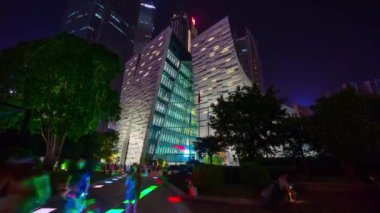 Guangzhou cityscape Rating hava panorama. 4 k görüntüleri Çin