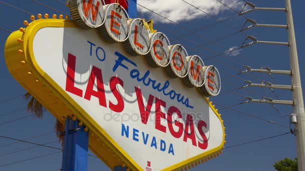 Welkom in Las Vegas. — Stockvideo