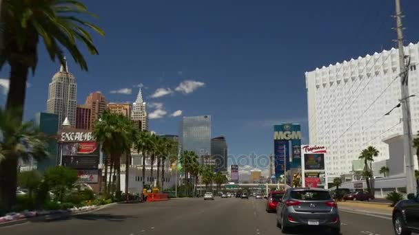 Życie ulicy Las Vegas. — Wideo stockowe