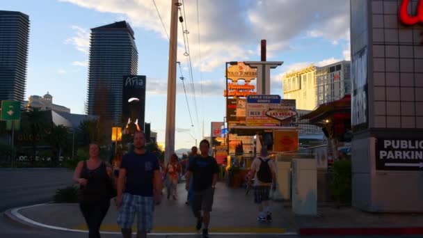Las Vegas vie de rue . — Video