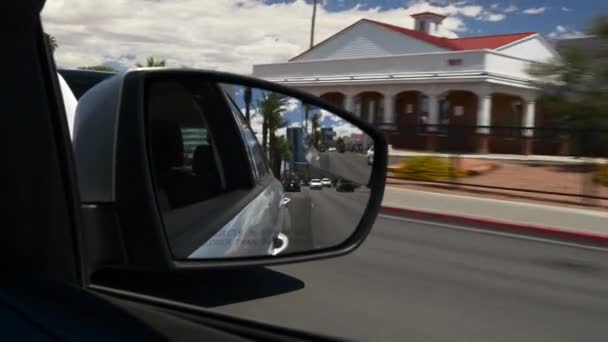 Las Vegas'ta trafik — Stok video