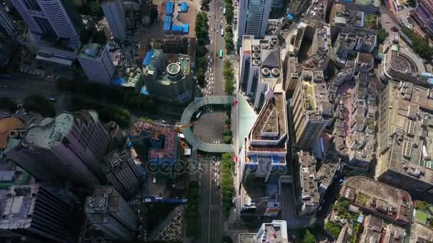 Shen Zhen Paisaje Urbano Imágenes Tráfico Panorama — Vídeos de Stock