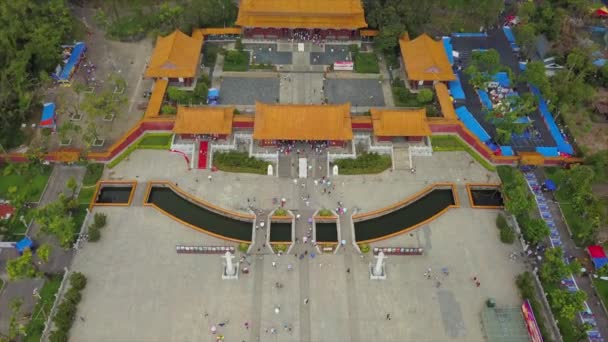 Zhuhai stadsgezicht verkeer panorama — Stockvideo