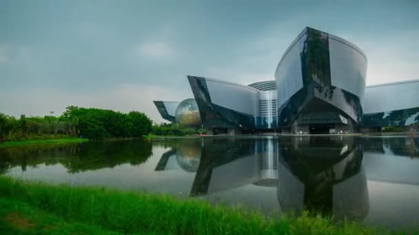 Guangdong Science Center Jul 2015 Asia Largest Base Science Education — Stock Video