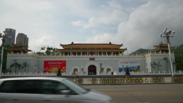 Zhuhai Jalan Lalu Lintas Jalanan Udara Panorama China — Stok Video