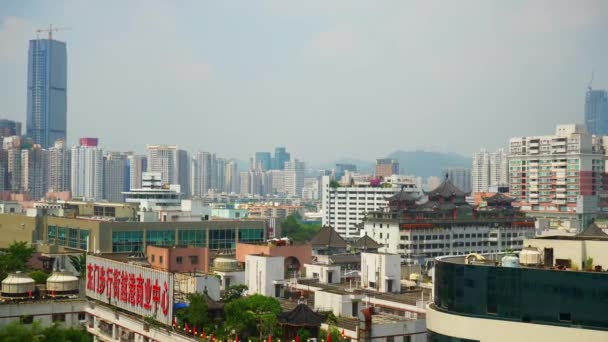 Město shenzhen Čína — Stock video