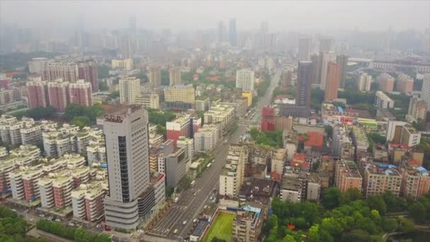 Imagens Paisagem Urbana Cidade Wuhan China — Vídeo de Stock