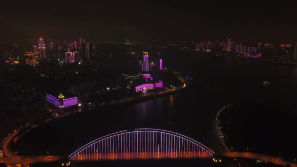 武汉市城市景观交通画面 — 图库视频影像