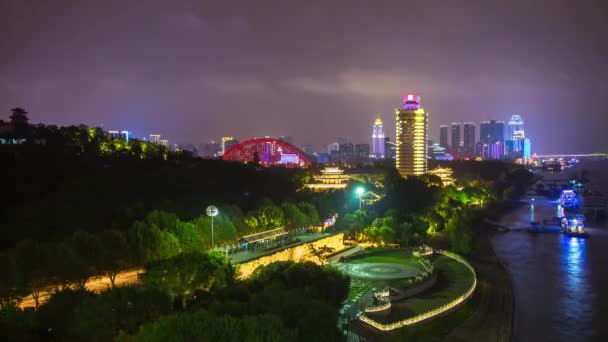 武汉市城市景观交通画面 — 图库视频影像