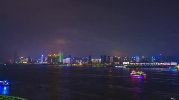 Кадры Дорожного Движения Китайском Городе Цзянсу — стоковое видео