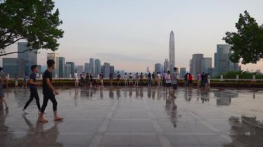 Shen Zhen cityscape Rating insanların görüntüleri manzara