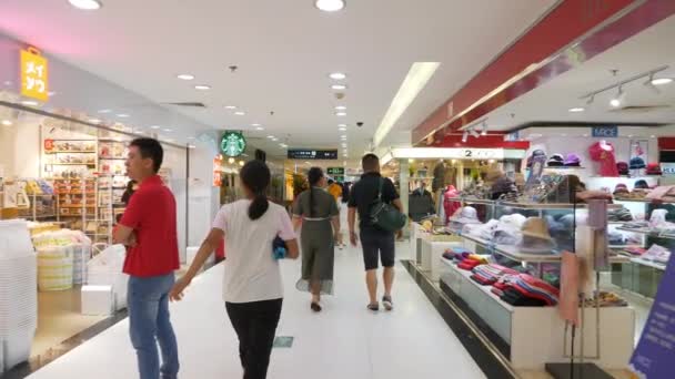 Città Zhuhai Affollato Panorama Dello Shopping Porcellana — Video Stock
