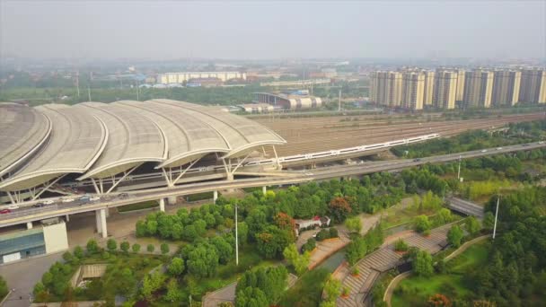 Stadsbild Bilder Wuhan Stad Kina — Stockvideo