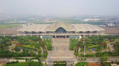 Çin, Wuhan şehrinin 4k şehir manzaralı görüntüleri.