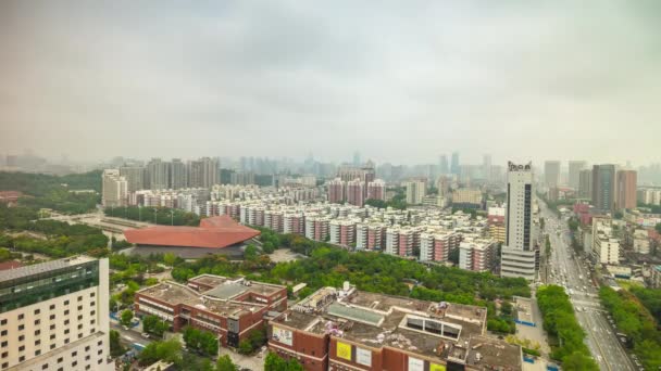 Imágenes Paisajes Urbanos Ciudad Wuhan China — Vídeo de stock
