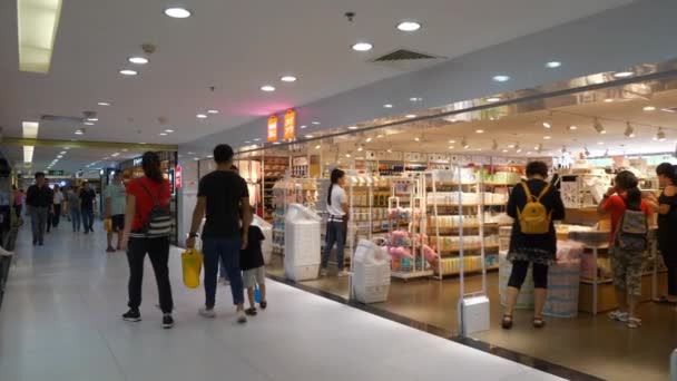 Città Zhuhai Affollato Panorama Dello Shopping Porcellana — Video Stock
