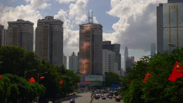 China shenzhen stad — Stockvideo