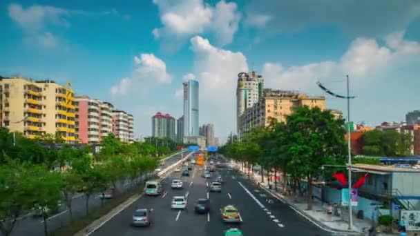 День Час Трафіку Шанхаї Міський Пейзаж Повітряних Панорама Китай — стокове відео