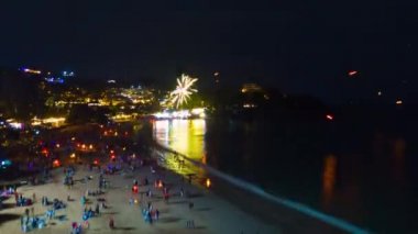 Phuket gece Sahili Panoraması