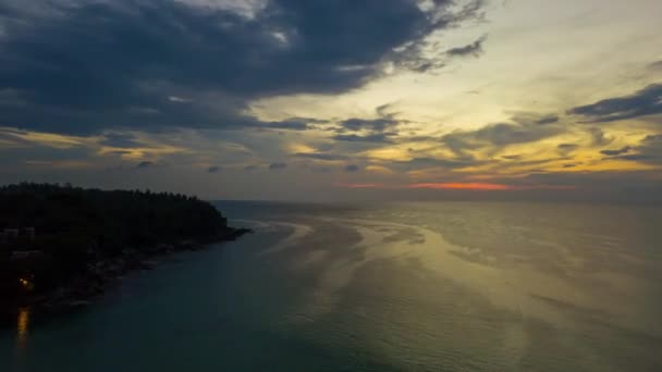 Isla James Bond Atardecer Phang Nga Phuket Tailandia — Vídeo de stock