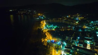 Phuket gece Sahili Panoraması