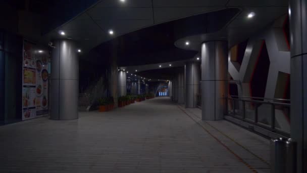 Shenzhen Shekou Kreuzfahrtzentrum Innenraum China — Stockvideo