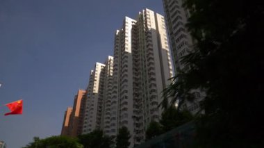 Shen Zhen cityscape görüntüleri gün zaman panorama