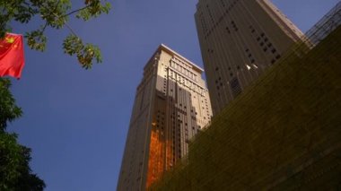 Shen Zhen cityscape görüntüleri gün zaman panorama