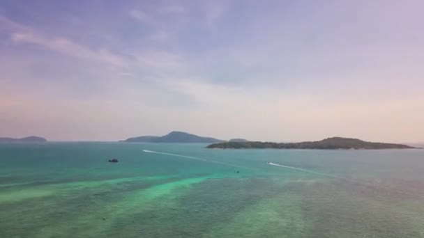 Foto Panorâmica Famosa Praia Resort Ilha Phuket Timelapse Footage — Vídeo de Stock