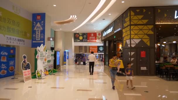 Shenzhen Shekou Centro Crociere Interno Con Turisti Cina — Video Stock
