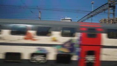 tren yol yolculuk Panoraması 