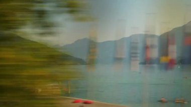 tren yol yolculuk Panoraması 