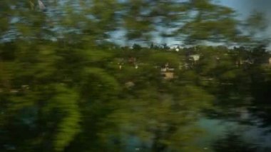 tren yol yolculuk Panoraması 