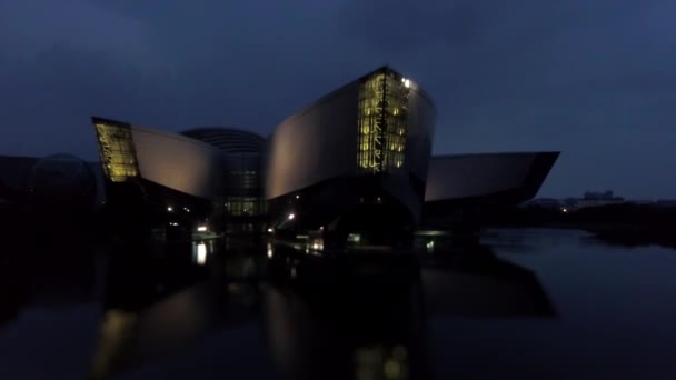 Guangdong Science Center Jul 2019 Azië Grootste Basis Voor Wetenschapsonderwijs — Stockvideo