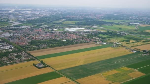 Дивовижні Польотні Кадри Над Амстердамом — стокове відео