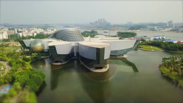 Centro Ciência Guangdong Julho 2019 Maior Base Ásia Para Educação — Vídeo de Stock