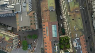 4k Görüntüler: Cenevre şehir manzarası, İsviçre  