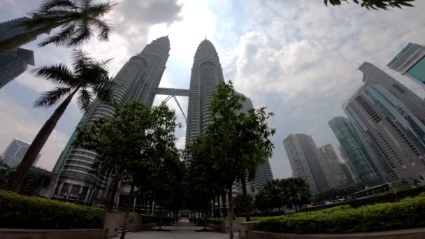 Kuala Lumpur Malajzia 2018 Október Kuala Lumpur Cityscape Downtown Famous — Stock videók