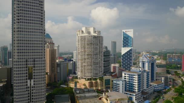 Kuala Lumpur Malezya Eylül 2018 Güneşli Gün Kuala Lumpur Şehir — Stok video